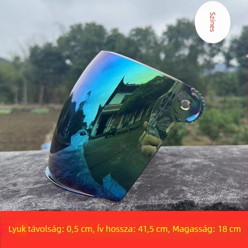 Motorkerékpár sisak plex visor, átlátszó, szélvédett, kopásálló