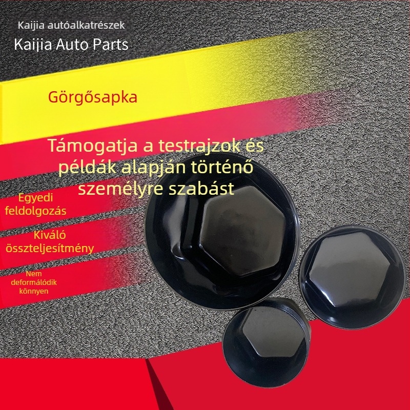 Trailer légsugár alap - 64 mm agyfedél, DC03 acél, CNC megmunkálás, univerzális, testreszabható