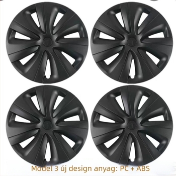 Tesla Model 3 18 hüvelykes kerékagyfedél dekoratív védőfedél Gunmetal színű