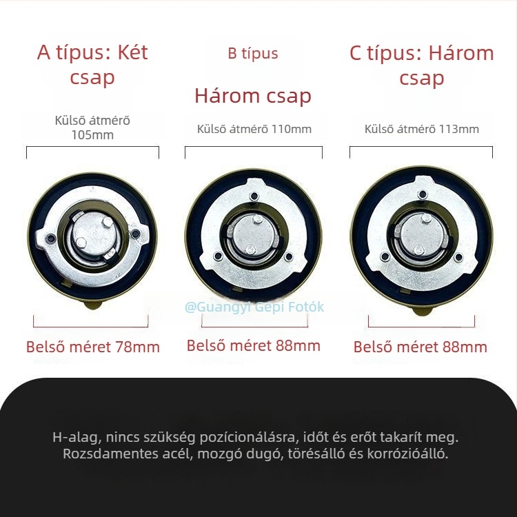 Anti-tolvaj üzemanyagtank sapka nagy teherautókhoz – rozsdamentes acél, Honglin, kompatibilis J6, J5, Auman, Dongfeng, Tianlong, Steyr és más teherautók