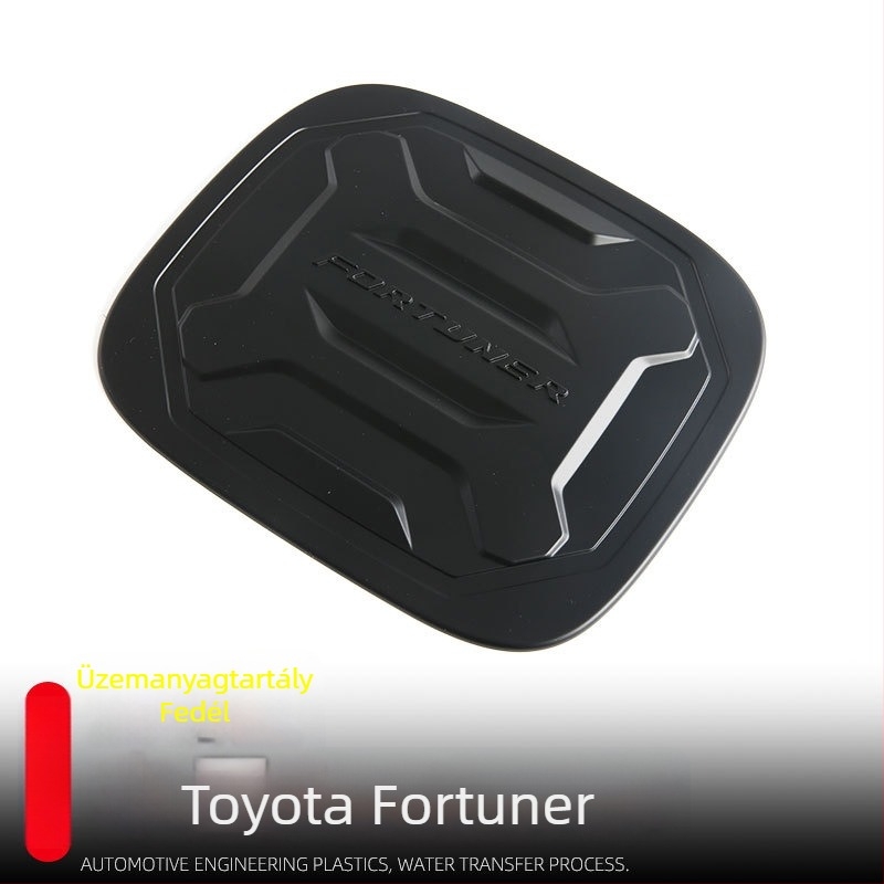 Little le wang ABS üzemanyag-tankfedél dekoratív matrica Toyota Fortunerhez, kompatibilis a 22 modellhez, Zhejiang eredet