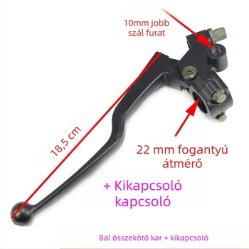 Motorkerékpár kormányrendszer bal oldali kuplungkar és jobb oldali fékkar, márka Dinosaur Cow, modell Handlehold, anyag: Egyéb, testreszabás: Igen