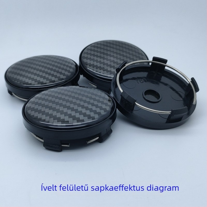 Szénszálas kerék középső sapka logó, átmérő 45/56.5/60/65 mm