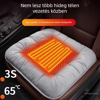 USB-vel működő melegítő ülés párna autóhoz és irodába, mosható, levendulával töltve