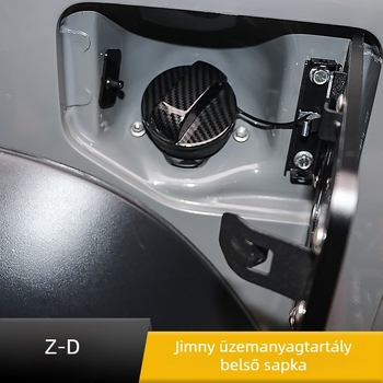 Átlátszó tanksapka a Suzuki Jimny JB64W/JB74 modellhez – ABS, telepítési támogatás, testreszabhatóság