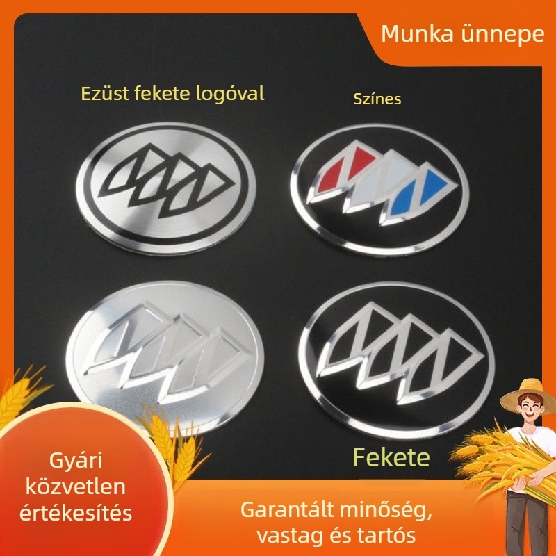 56 mm felni kupak matricák Buickhez az Excelle, LaCrosse, Regal és Verano modelllekhez