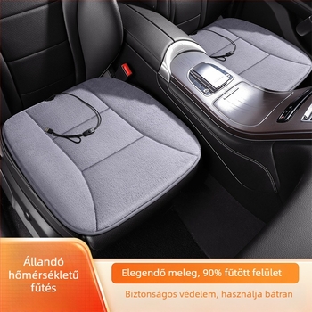 Autó fűtött ülés párna USB-vel, 12V/24V elektromos takaró az egész autóhoz