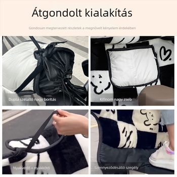 Szélvédő védőhuzat elektromos kerékpárokhoz, téli fleece-béléssel és megerősített kivitelben, PU vízálló, minden szezonban használható, Yadea és Aima modellekhez