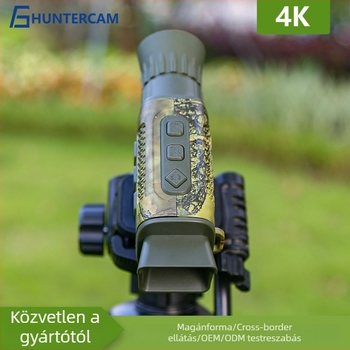 Éjszakai látású monokuláris teleszkóp 5x nagyítással, 200 m hatótávolsággal, 4K/2.7K/1080P videóval, 36/32/30 MP fotókkal