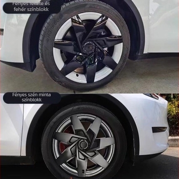 Tesla Model Y Blade kerékagyfedél gumvédővel – autó kiegészítő