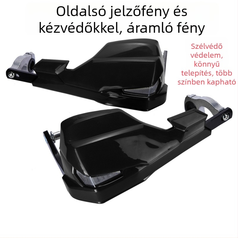 ASTRONT LED kesztyűvédők off-road motorkerékpárhoz — áramló fény, univerzális illeszkedés