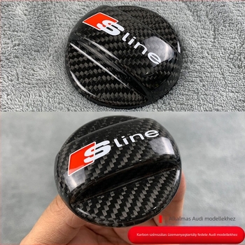 Audi A3/A4/A5/A6/A7/A8, Q3/Q2/Q5/Q7, RS3, S-Line, S5 karbon szálas üzemanyag-tank sapka módosítás telepítési támogatással