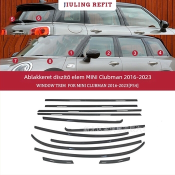 MINI Clubman Cooper F56/R56/F54/R60 ablak díszléc – rozsdamentes acél