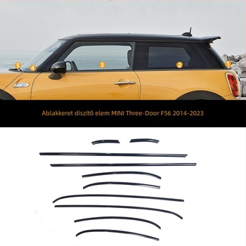 MINI Clubman Cooper F56/R56/F54/R60 ablak díszléc – rozsdamentes acél