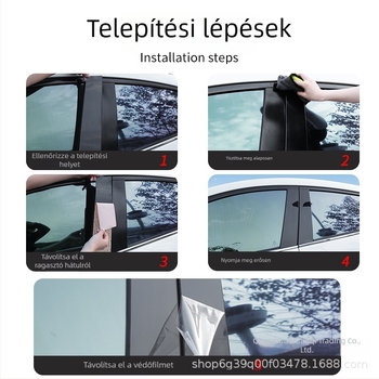 Nissan Qashqai 2016-2023 Ablakdíszcsík és középső oszlop matrica