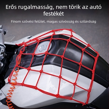 Tdgo Knight táska: latex mag, elasztikus pántok, fényvisszaverő háló, motorkerékpár sisak hálós zseb, üzemanyag-tank hálófedő, elektromos járművekhez rögzített poggyász