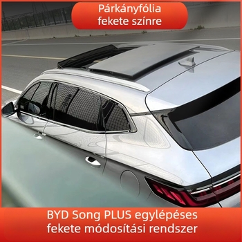 BYD Song Plus DM-i/EV ablak díszléc, fekete felülettel, dekorat autóalkatrész