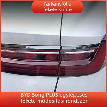 BYD Song Plus DM-i/EV ablak díszléc, fekete felülettel, dekorat autóalkatrész