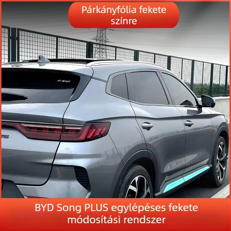 BYD Song Plus DM-i/EV ablak díszléc, fekete felülettel, dekorat autóalkatrész