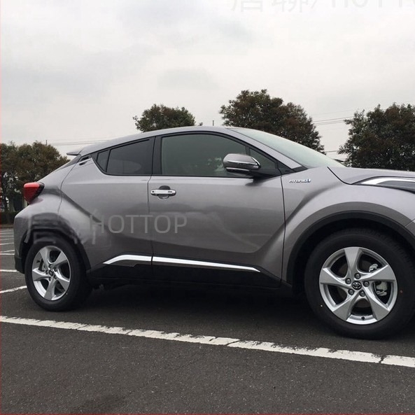 Toyota C‑HR-hez illő ajtó-él dekoratív csíkok (2017) – elektroplatált ABS műanyag, HOTTOP