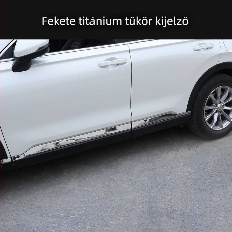 Rozsdamentes acélból készült ajtóélek és karosszéria díszcsíkok a Honda CR-V (2023–2024)