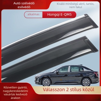 Hongruibonte akril Rain Shield Hongqi E-QM5-hoz – közvetlen ragasztásos telepítés, testreszabható feldolgozás, dedikált járműhöz illeszkedik