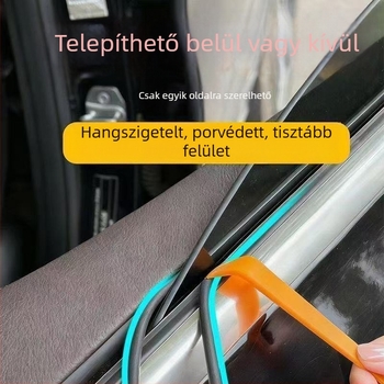 Gumis szalag autóablakhoz – hangszigetelés, tömítés a réseknél, gumiból készült anyag, testreszabható