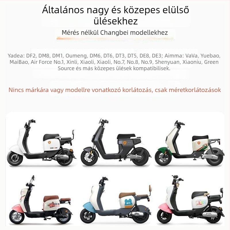 Elektromos jármű első ülésvédő – PU anyag, minden évszakban használható