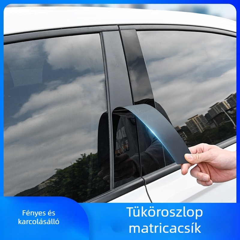 Exquisite fényes fekete középső oszlop matrica Kia Sorento (Sorento L), Stonic és Seltos modellhez