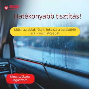 Autóablak közti részek tömítő gumiszalag – habanyagú, modell Checsn11-1, 6 mm vastagság, márka Qingheqisen/qisen