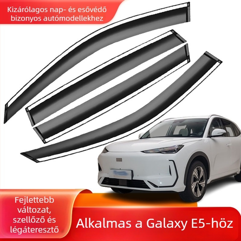 Mazda Haima S5 esővédő (2014–2016) - PS anyag, négy részes készlet, könnyű telepítés, testreszabható