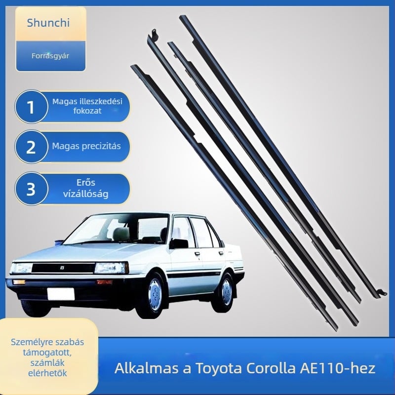 Shunqi gumírozott tömítőszalag Toyota Corolla AE110 ajtók és ablakokhoz