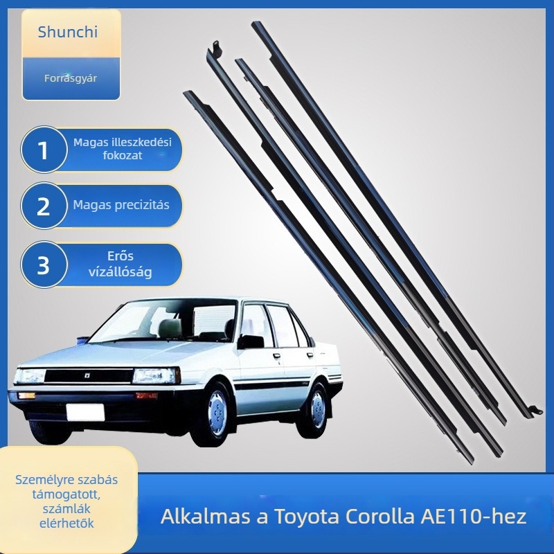 Shunqi gumírozott tömítőszalag Toyota Corolla AE110 ajtók és ablakokhoz