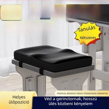 Memóriahabos ülőpárna diákoknak, téglalap alakú, milk silk anyag, minimalist stílus, testreszabható