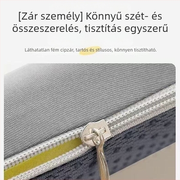 Memóriahabos ülőpárna diákoknak, téglalap alakú, milk silk anyag, minimalist stílus, testreszabható