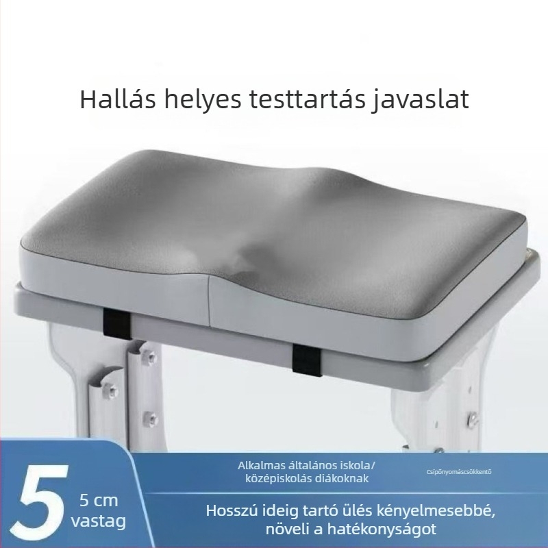 Memóriahabos ülőpárna diákoknak, téglalap alakú, milk silk anyag, minimalist stílus, testreszabható