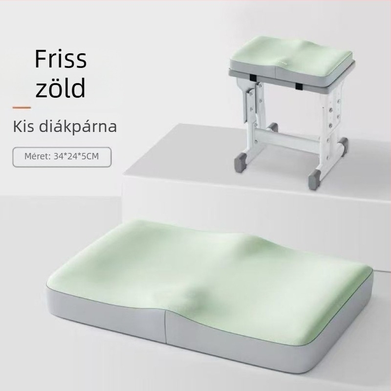 Memóriahabos ülőpárna diákoknak, téglalap alakú, milk silk anyag, minimalist stílus, testreszabható