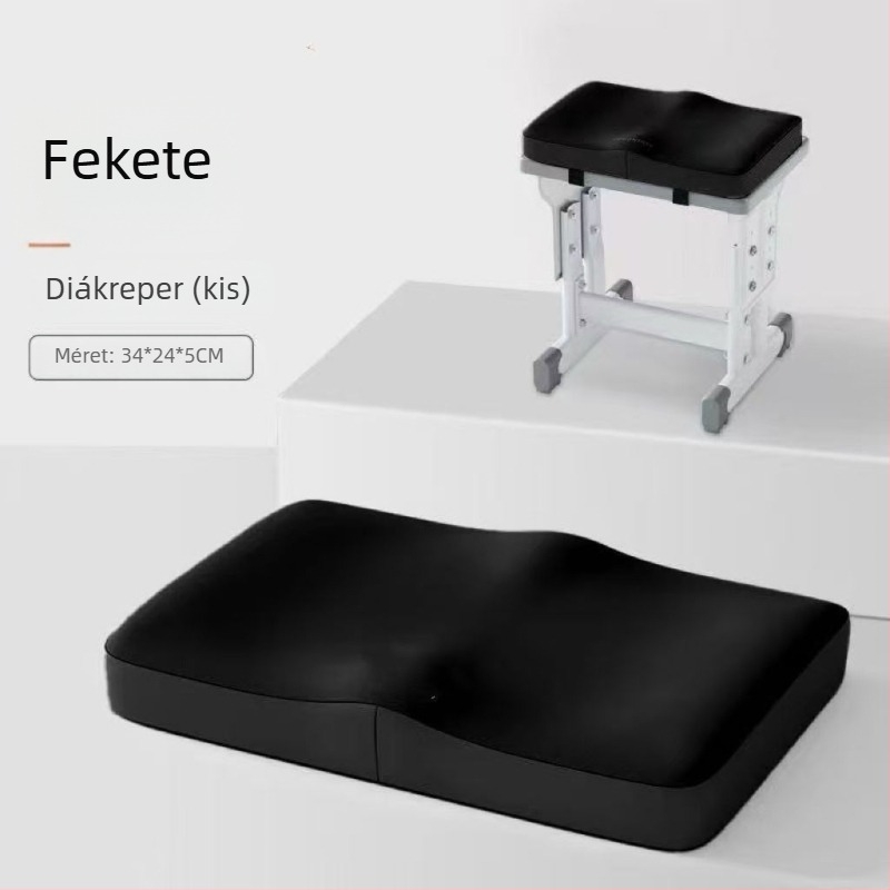 Memóriahabos ülőpárna diákoknak, téglalap alakú, milk silk anyag, minimalist stílus, testreszabható