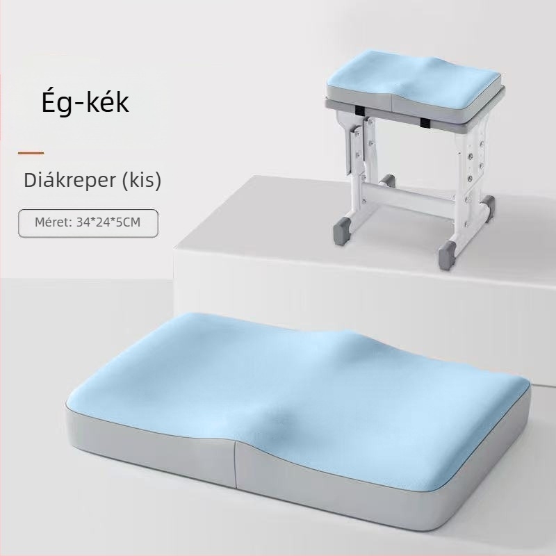 Memóriahabos ülőpárna diákoknak, téglalap alakú, milk silk anyag, minimalist stílus, testreszabható