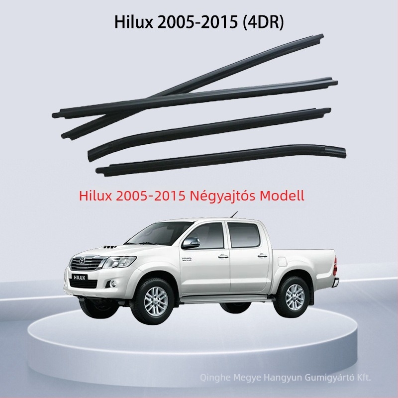 Autóüveg tömítőszalag, gumi, Aero Cloud márka, modell Hirax 2006-2015, Toyota Hiluxhoz