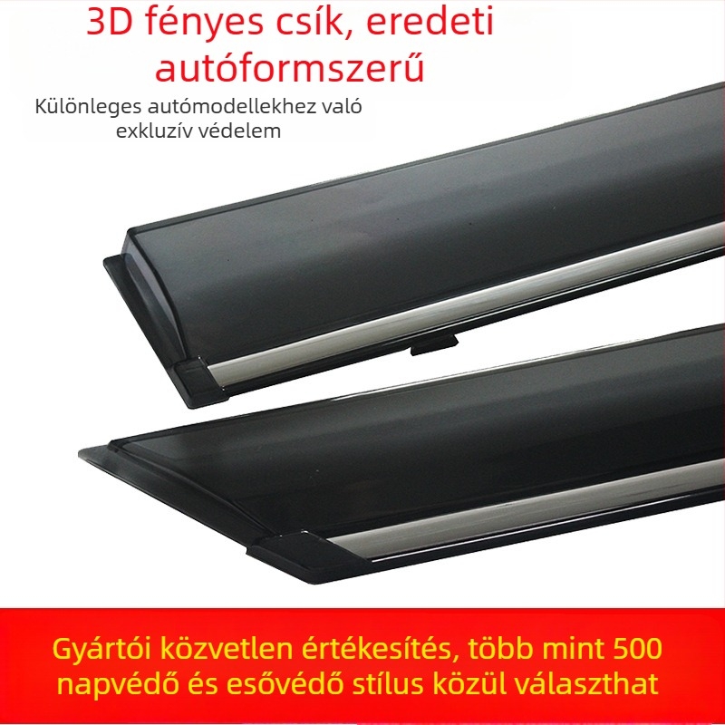 Autó esővédő ablak CS75 Pulshez, akril, 4 darabos készlet, egyszerű telepítés
