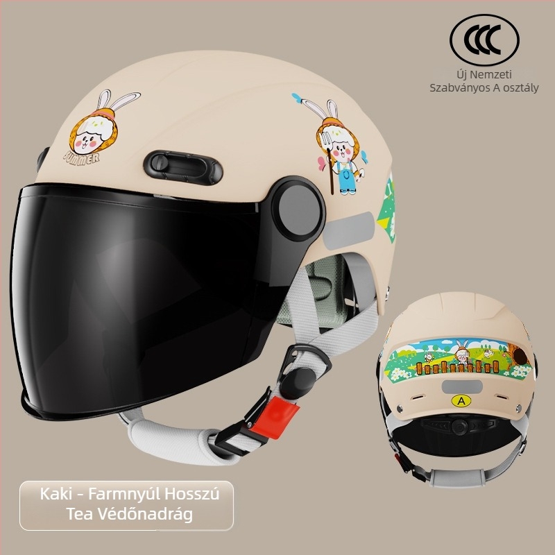 AXK motorkerékpár sisak, ABS héj, 3C tanúsított, tanúsítási kód 2023091105020657