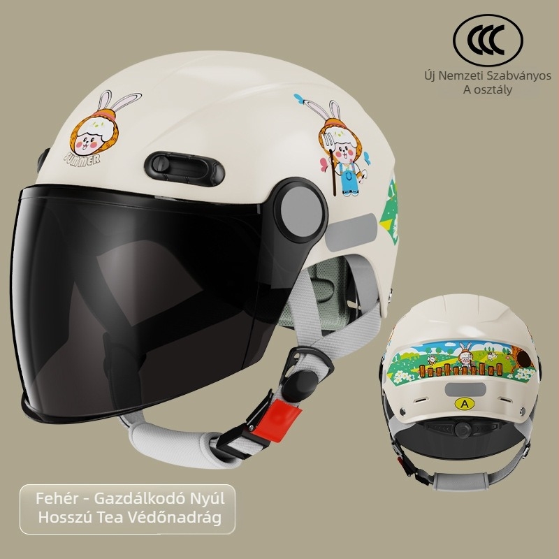 AXK motorkerékpár sisak, ABS héj, 3C tanúsított, tanúsítási kód 2023091105020657