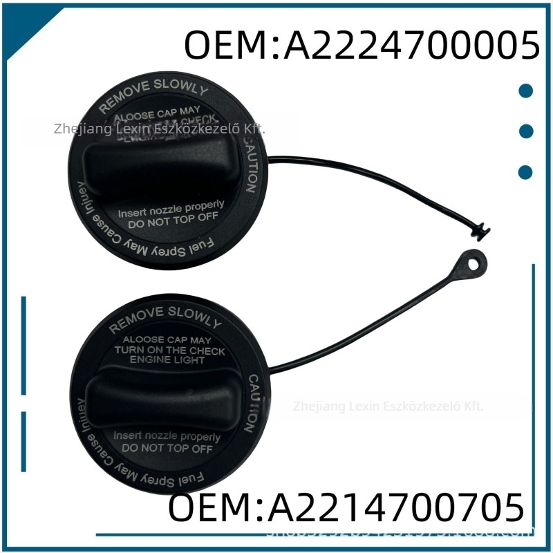 Mercedes-Benz üzemanyag-töltő sapka, kompatibilis A2224700005/A2224700205/A2214700705 — DTHY ABS, telepítés támogatás