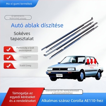 Mo xi Autóajtó és ablak tömítőprofil Corolla 110-hez – gumi, 100 mm vastagság, ajtók és ablakokhoz