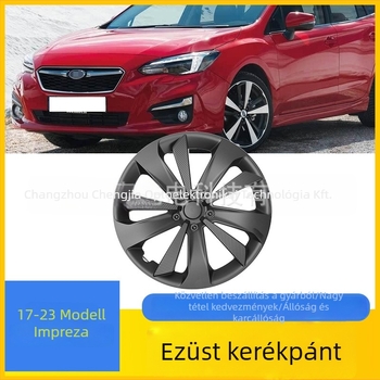 Subaru Impreza kerékagy sapka, 17–23 hüvelyk, teljes védőgyűrű, matt fekete