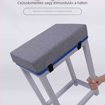Memóriahabos ülőpárna osztálytermi székhez, pamut huzattal, 35×25 cm, tanulók számára