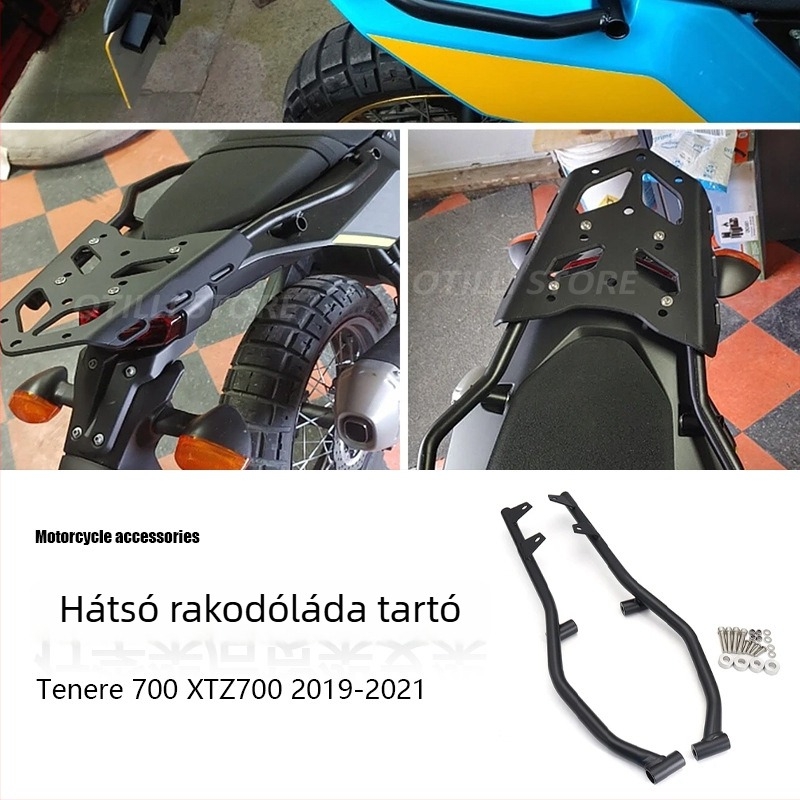 Hátsó csomagtartó Yamaha Tenere 700-hoz, Otilli márkájú, XTZ700 2019–2021 kompatibilis