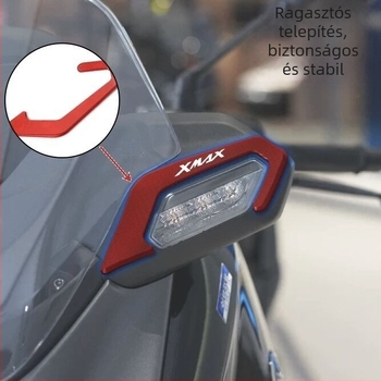 Yamaha XMAX300 2025 modellhez dekoratív jelzőfényfedél – 90 g, márka RSMBC