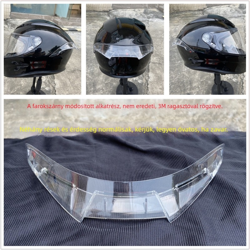 K6 sisak hátsó spoiler — dekoratív kiegészítő és levegőáram stabilizálása; modell: K6 rear wing; márka: Nothing